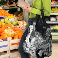 Piko Hawaiian Grocery Bag Monochrome Galaxy Spiral Plumeria Tribal Patterns DT05 - Polynesian Pride
