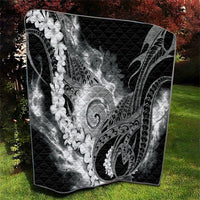 Piko Hawaiian Quilt Monochrome Galaxy Spiral Plumeria Tribal Patterns DT05 - Polynesian Pride