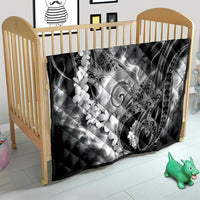Piko Hawaiian Quilt Monochrome Galaxy Spiral Plumeria Tribal Patterns DT05 - Polynesian Pride