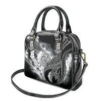 Piko Hawaiian Shoulder Handbag Monochrome Galaxy Spiral Plumeria Tribal Patterns DT05 - Polynesian Pride