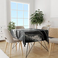 Piko Hawaiian Tablecloth Monochrome Galaxy Spiral Plumeria Tribal Patterns DT05 - Polynesian Pride