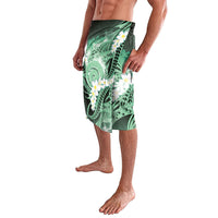 Piko Hawaiian Lavalava Green Galaxy Spiral Plumeria Tribal Patterns DT05 - Polynesian Pride