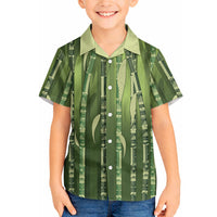 Personalised Fiji Language Week Sugarcane Masi Hawaiian Shirt Green Tapa Tribal Pattern DT05 - Polynesian Pride