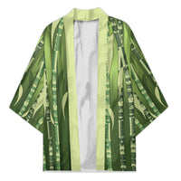 Personalised Fiji Language Week Sugarcane Masi Kimono Green Tapa Tribal Pattern DT05 Unisex Green - Polynesian Pride