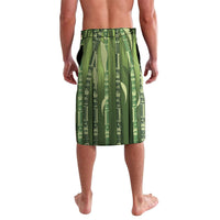 Personalised Fiji Language Week Sugarcane Masi Lavalava Green Tapa Tribal Pattern DT05 - Polynesian Pride