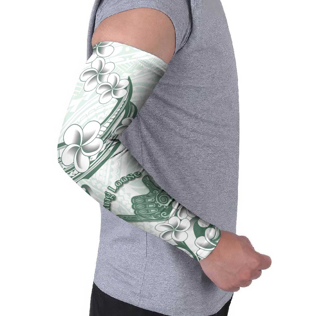 Aloha Hawaii Shaka Arm Sleeves Hang Loose Mint Version - Polynesian Pride
