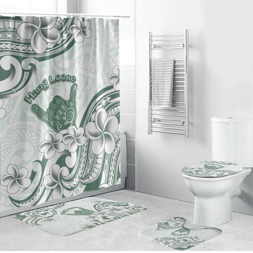 Aloha Hawaii Shaka Bathroom Set Hang Loose Mint Version - Polynesian Pride