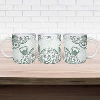 Aloha Hawaii Shaka Ceramic Mug Hang Loose Mint Version - Polynesian Pride
