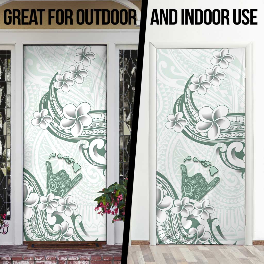 Aloha Hawaii Shaka Door Cover Hang Loose Mint Version - Polynesian Pride