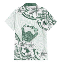 Aloha Hawaii Shaka Family Matching Mermaid Dress and Hawaiian Shirt Hang Loose Mint Version DT05 - Polynesian Pride