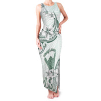 Aloha Hawaii Shaka Family Matching Tank Maxi Dress and Hawaiian Shirt Hang Loose Mint Version DT05 Mom's Dress Mint - Polynesian Pride