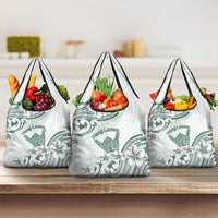 Aloha Hawaii Shaka Grocery Bag Hang Loose Mint Version - Polynesian Pride