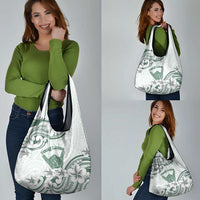 Aloha Hawaii Shaka Grocery Bag Hang Loose Mint Version - Polynesian Pride