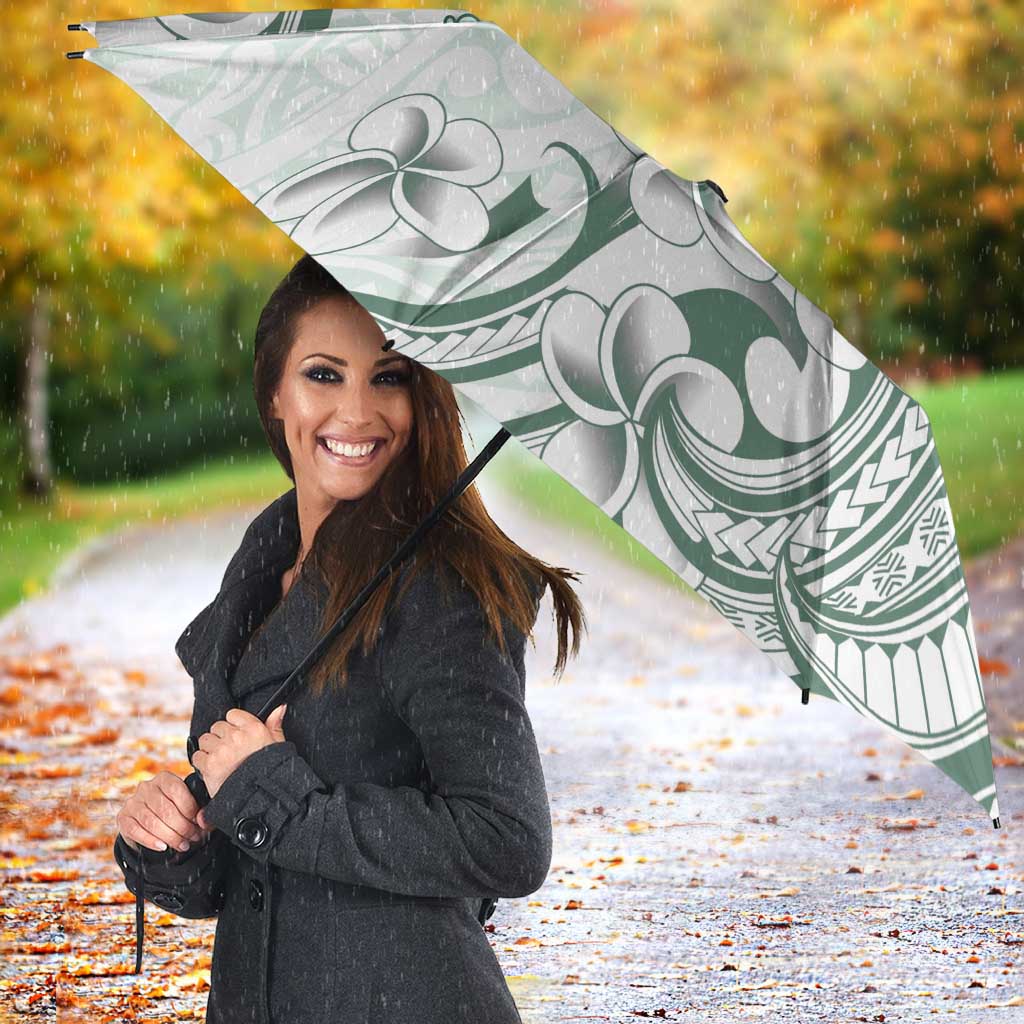 Aloha Hawaii Shaka Umbrella Hang Loose Mint Version - Polynesian Pride