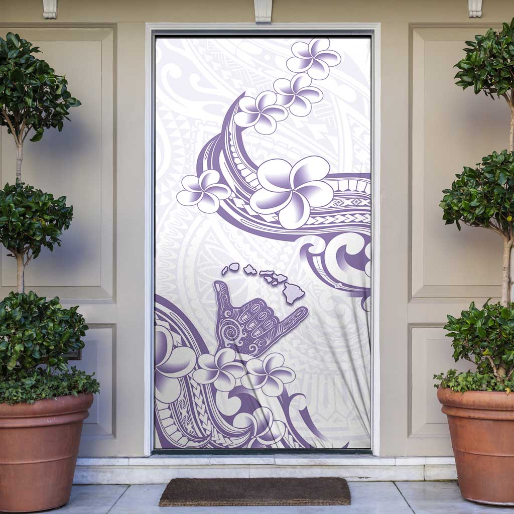 Aloha Hawaii Shaka Door Cover Hang Loose Purple Version DT05 Purple - Polynesian Pride