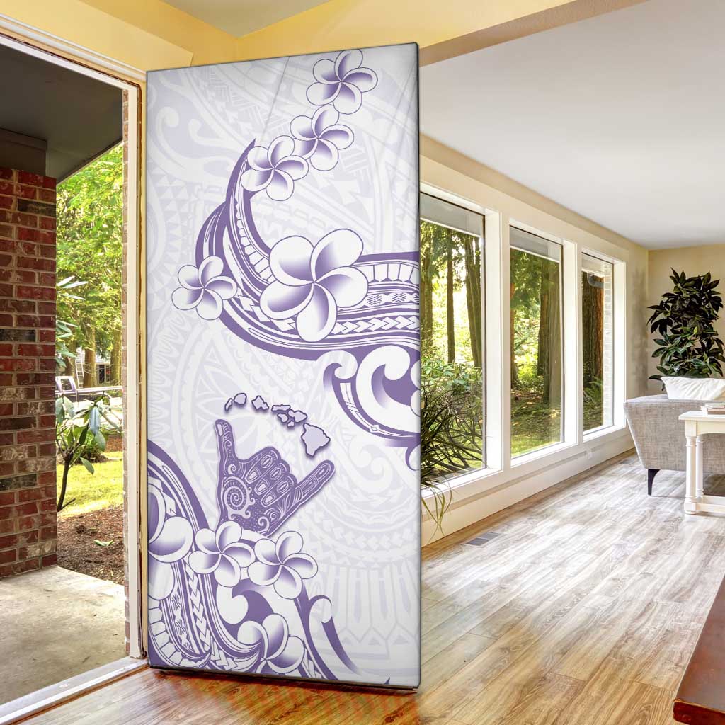 Aloha Hawaii Shaka Door Cover Hang Loose Purple Version DT05 - Polynesian Pride