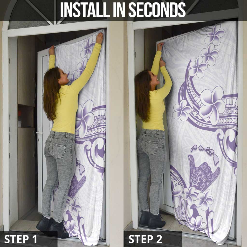 Aloha Hawaii Shaka Door Cover Hang Loose Purple Version DT05 - Polynesian Pride