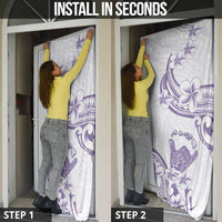 Aloha Hawaii Shaka Door Cover Hang Loose Purple Version DT05 - Polynesian Pride
