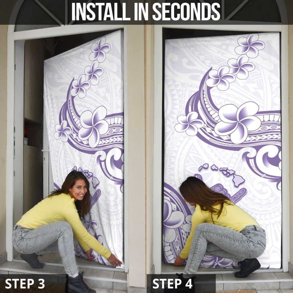Aloha Hawaii Shaka Door Cover Hang Loose Purple Version DT05 - Polynesian Pride