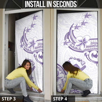 Aloha Hawaii Shaka Door Cover Hang Loose Purple Version DT05 - Polynesian Pride