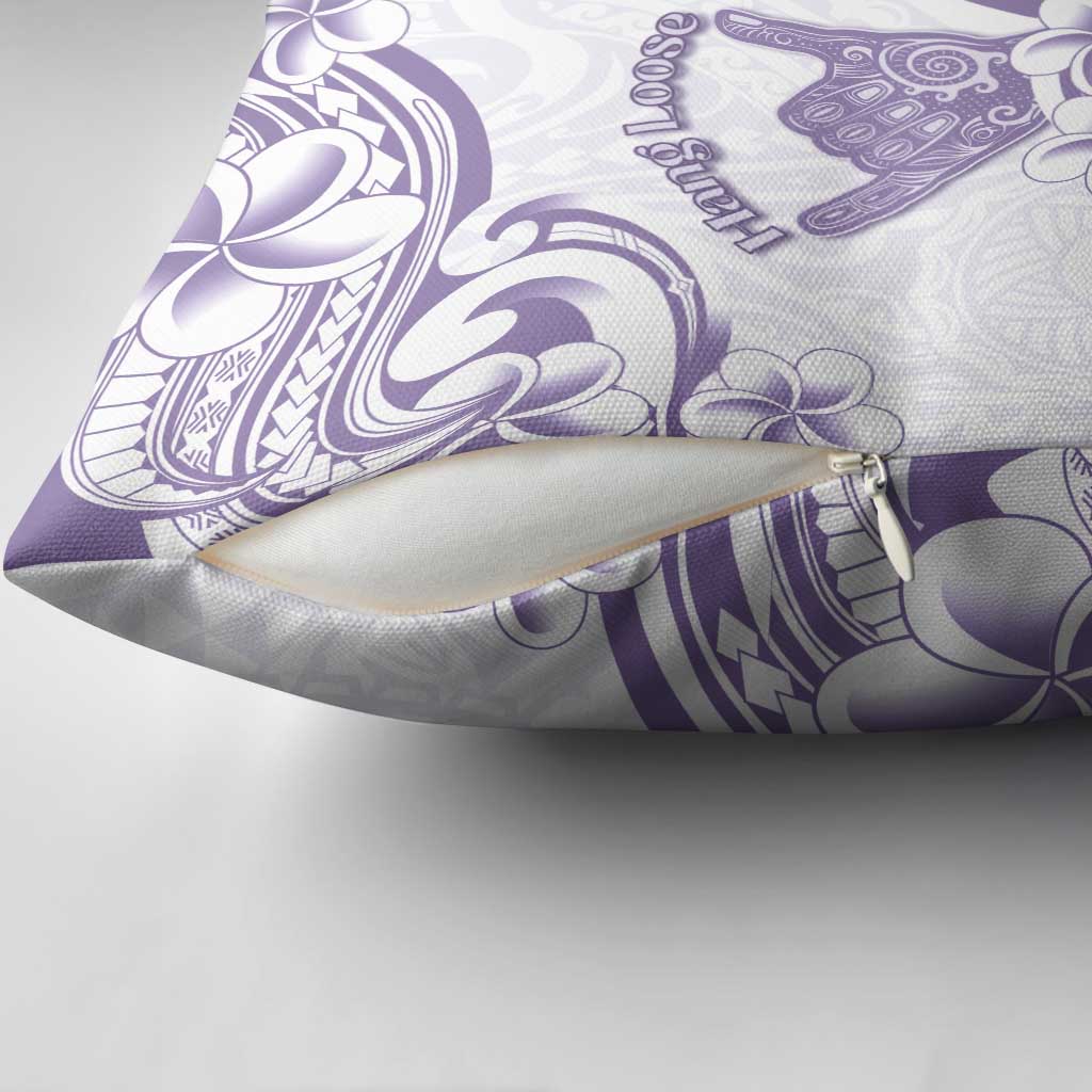 Aloha Hawaii Shaka Pillow Cover Hang Loose Purple Version DT05 - Polynesian Pride