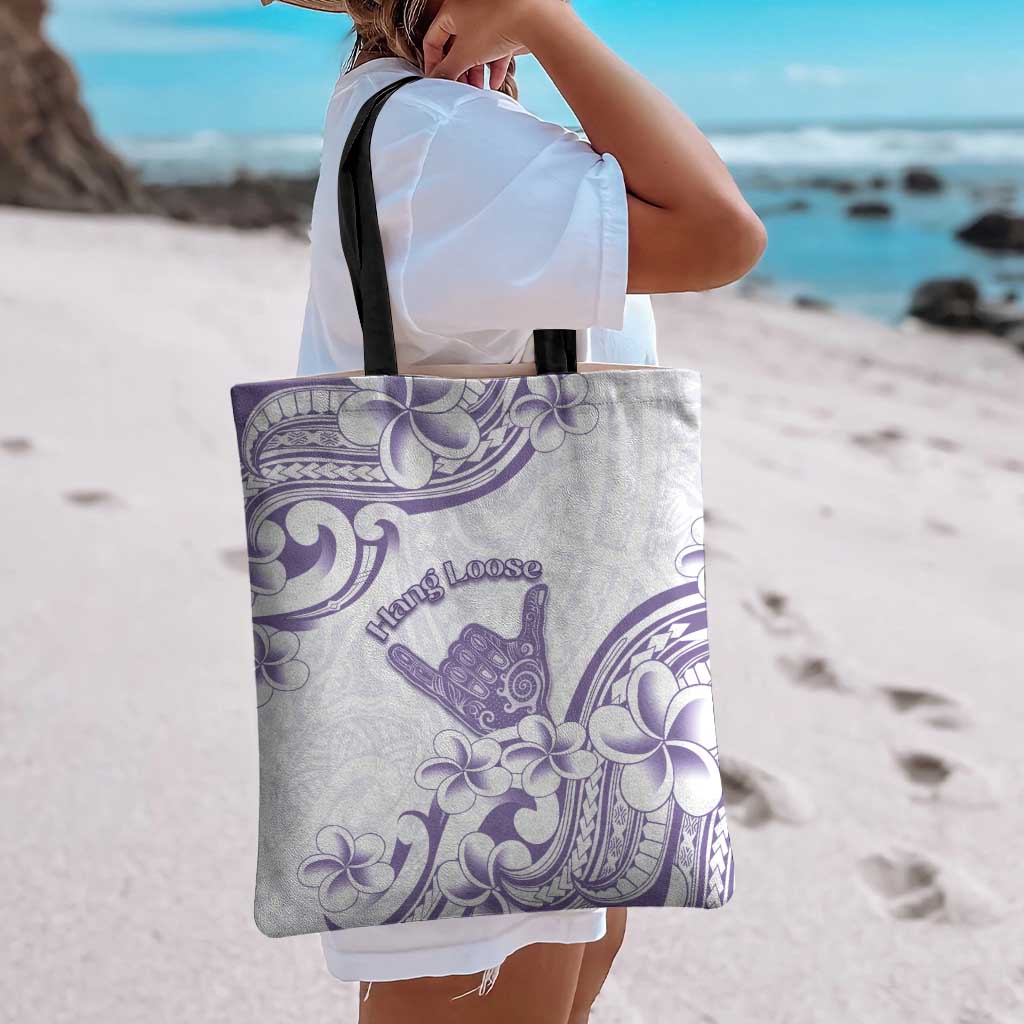 Aloha Hawaii Shaka Tote Bag Hang Loose Purple Version DT05 - Polynesian Pride
