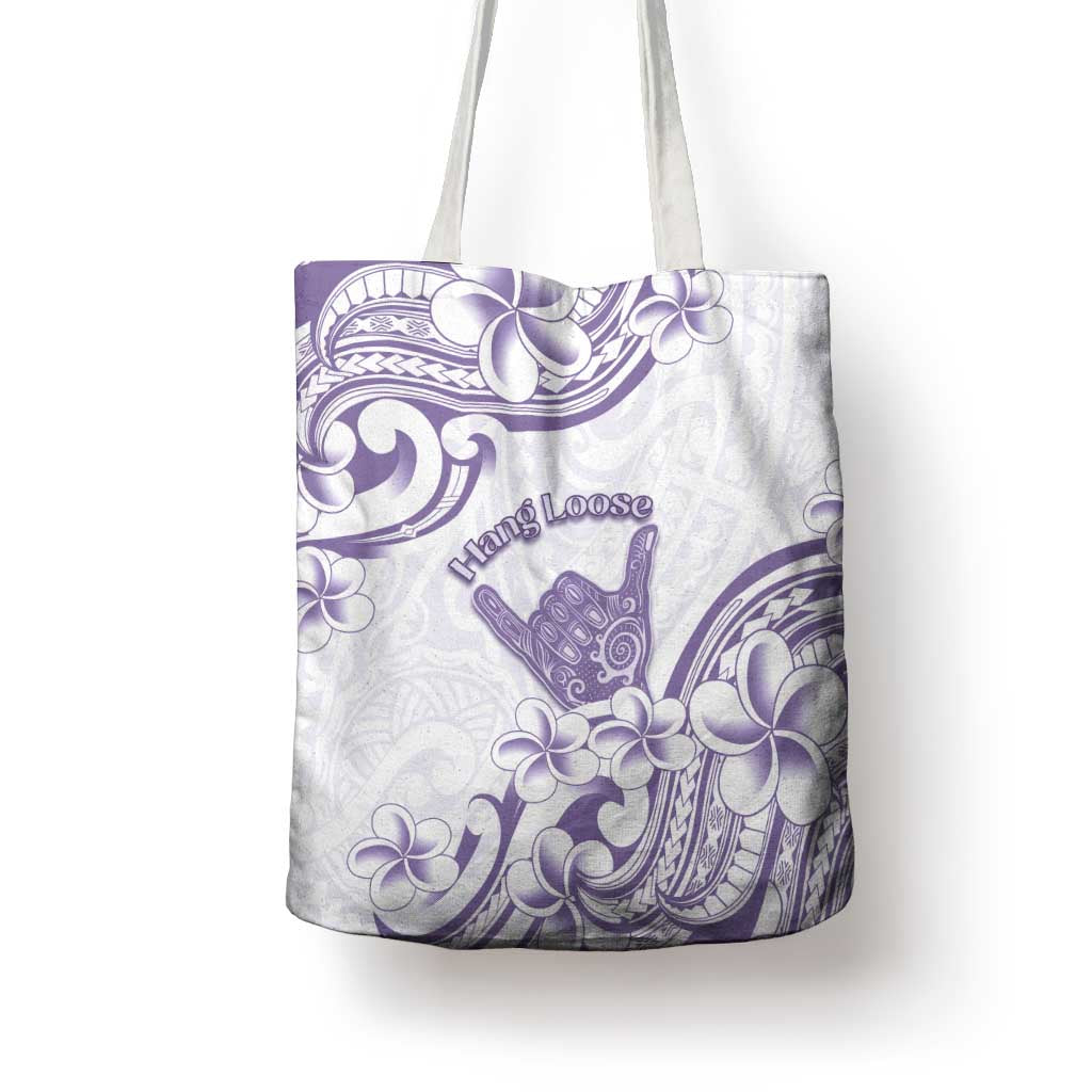 Aloha Hawaii Shaka Tote Bag Hang Loose Purple Version DT05 - Polynesian Pride