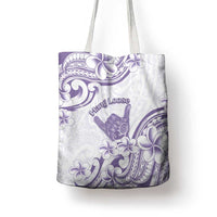 Aloha Hawaii Shaka Tote Bag Hang Loose Purple Version DT05 - Polynesian Pride