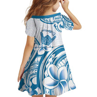 Aloha Hawaii Shaka Family Matching Off Shoulder Short Dress and Hawaiian Shirt Hang Loose Blue Version DT05 - Polynesian Pride