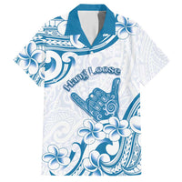 Aloha Hawaii Shaka Hawaiian Shirt Hang Loose Blue Version DT05 Blue - Polynesian Pride