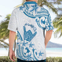 Aloha Hawaii Shaka Hawaiian Shirt Hang Loose Blue Version DT05 - Polynesian Pride