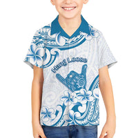 Aloha Hawaii Shaka Hawaiian Shirt Hang Loose Blue Version DT05 - Polynesian Pride