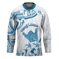 Aloha Hawaii Shaka Hockey Jersey Hang Loose Blue Version - Polynesian Pride