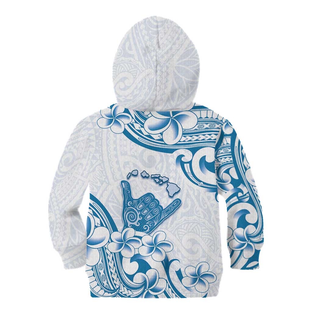 Aloha Hawaii Shaka Kid Hoodie Hang Loose Blue Version DT05 - Polynesian Pride