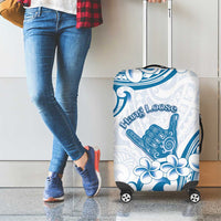 Aloha Hawaii Shaka Luggage Cover Hang Loose Blue Version DT05 - Polynesian Pride