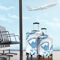 Aloha Hawaii Shaka Luggage Cover Hang Loose Blue Version DT05 - Polynesian Pride
