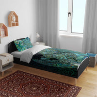New Zealand Dart Bedding Set Maori Fern With Paua Shell - Polynesian Pride