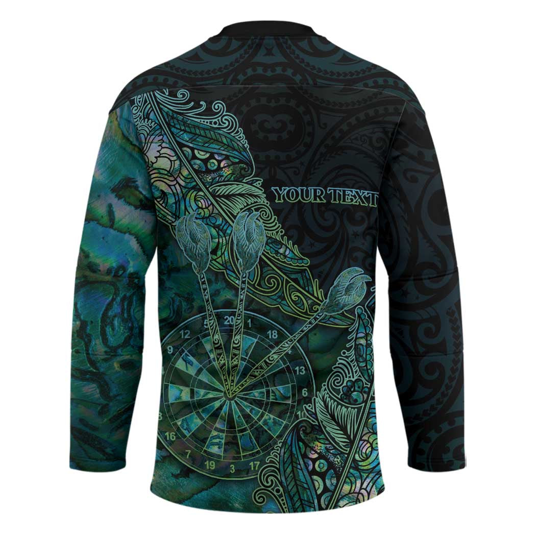 Personalised New Zealand Dart Hockey Jersey Maori Fern With Paua Shell DT05 - Polynesian Pride