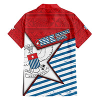 West Papua Morning Star Family Matching Tank Maxi Dress and Hawaiian Shirt One People One Soul DT05 - Polynesian Pride