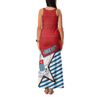 West Papua Morning Star Family Matching Tank Maxi Dress and Hawaiian Shirt One People One Soul DT05 - Polynesian Pride