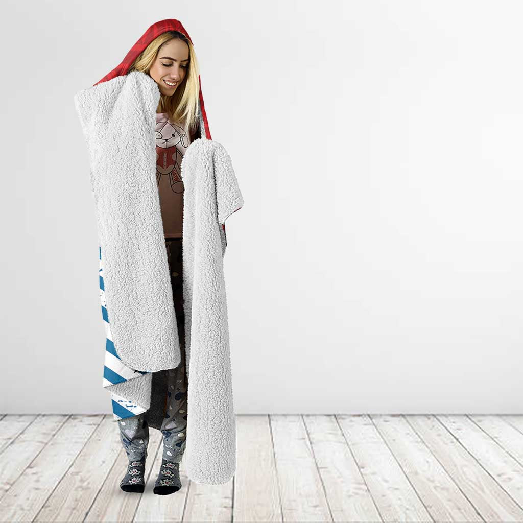 West Papua Morning Star Hooded Blanket One People One Soul - Polynesian Pride