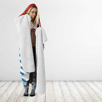 West Papua Morning Star Hooded Blanket One People One Soul - Polynesian Pride