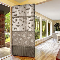Hawaii Christmas In July Door Cover Beige Mele Kalikimaka Sea Animals DT05 - Polynesian Pride