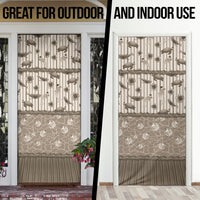 Hawaii Christmas In July Door Cover Beige Mele Kalikimaka Sea Animals DT05 - Polynesian Pride