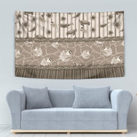 Hawaii Christmas In July Tapestry Beige Mele Kalikimaka Sea Animals DT05 - Polynesian Pride