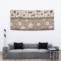 Hawaii Christmas In July Tapestry Beige Mele Kalikimaka Sea Animals DT05 - Polynesian Pride