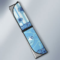 Hawaii Christmas In July Auto Sun Shade Sky Blue Mele Kalikimaka Sea Animals