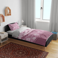Hawaii Christmas In July Bedding Set Dusty Pink Mele Kalikimaka Sea Animals DT05 - Polynesian Pride