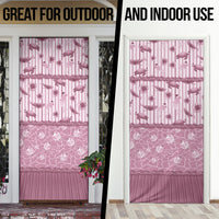 Hawaii Christmas In July Door Cover Dusty Pink Mele Kalikimaka Sea Animals DT05 - Polynesian Pride