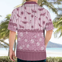 Hawaii Christmas In July Hawaiian Shirt Dusty Pink Mele Kalikimaka Sea Animals DT05 - Polynesian Pride